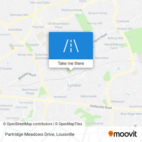 Mapa de Partridge Meadows Drive