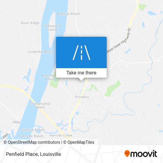 Mapa de Penfield Place