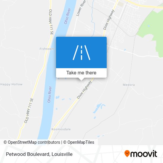 Petwood Boulevard map
