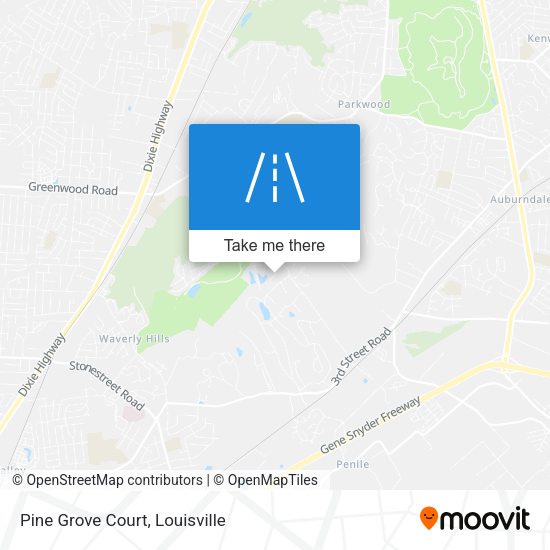 Pine Grove Court map