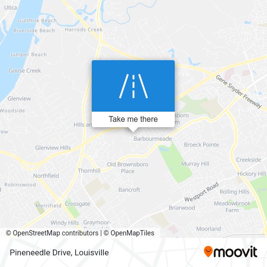 Pineneedle Drive map