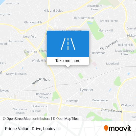 Prince Valiant Drive map