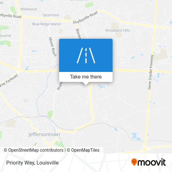 Mapa de Priority Way