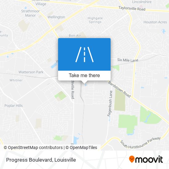 Mapa de Progress Boulevard