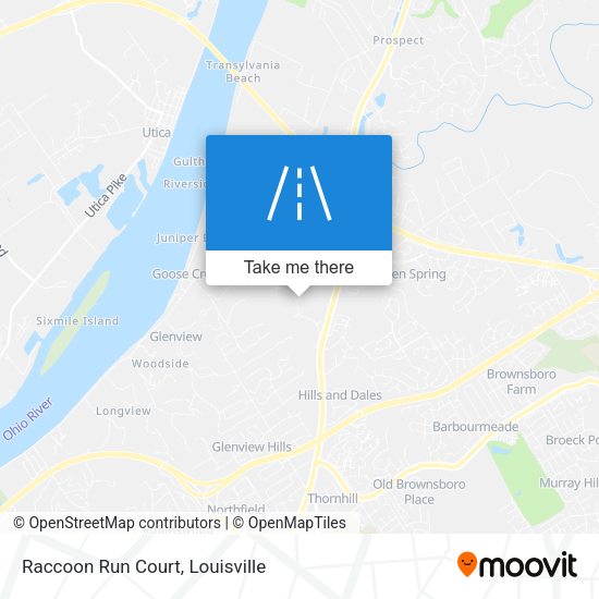 Mapa de Raccoon Run Court