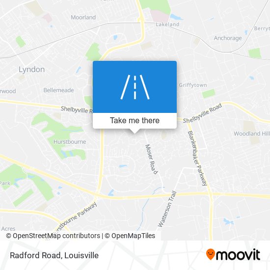 Radford Road map