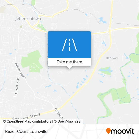 Razor Court map