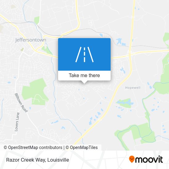 Mapa de Razor Creek Way