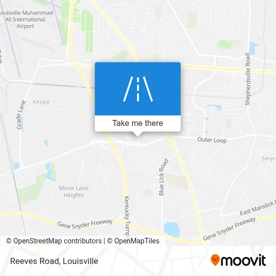 Reeves Road map