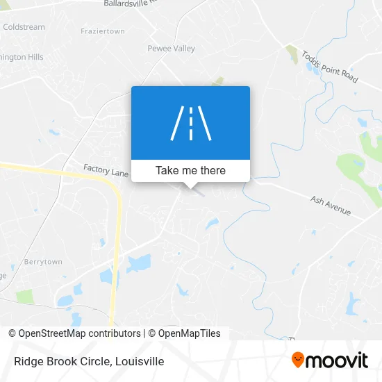 Ridge Brook Circle map