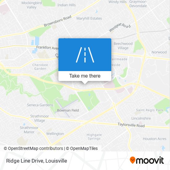 Ridge Line Drive map