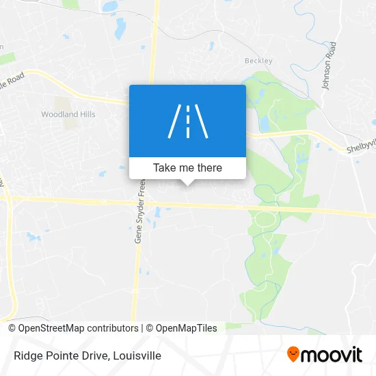 Ridge Pointe Drive map