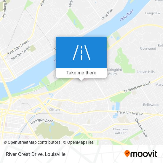 River Crest Drive map