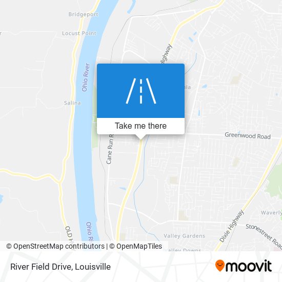 River Field Drive map