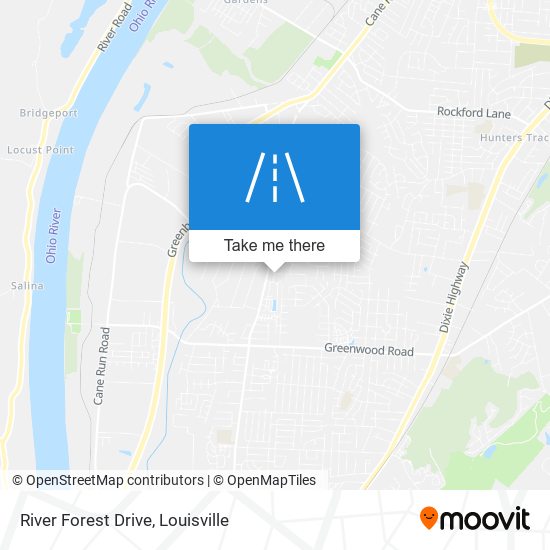 River Forest Drive map