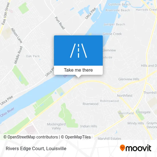 Rivers Edge Court map