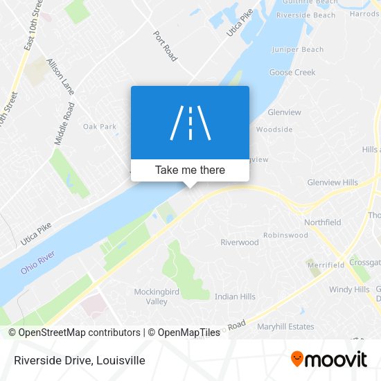 Riverside Drive map