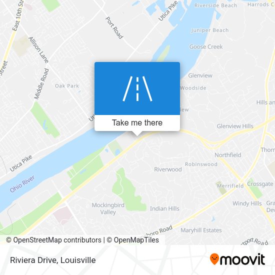 Mapa de Riviera Drive