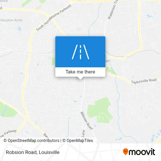 Robsion Road map