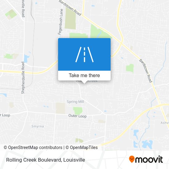 Mapa de Rolling Creek Boulevard
