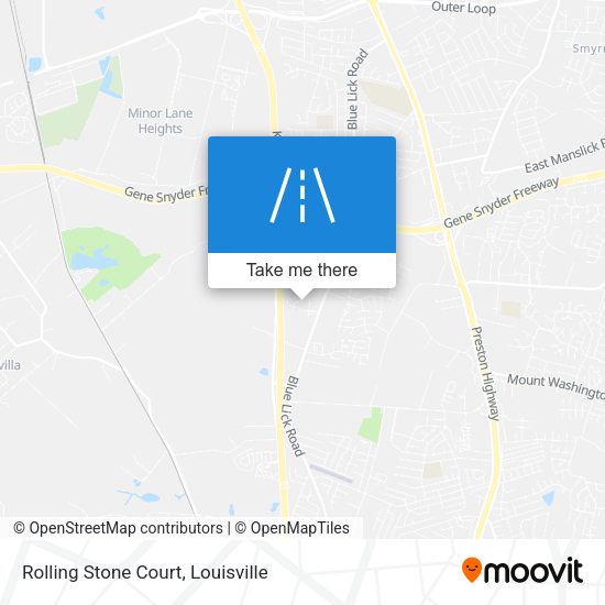 Rolling Stone Court map