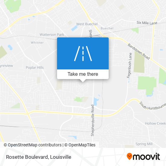 Rosette Boulevard map