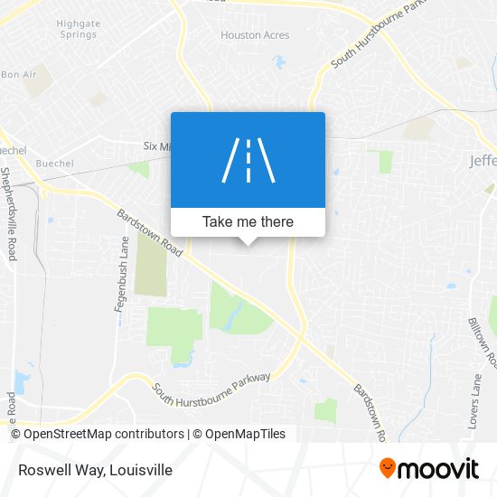 Roswell Way map