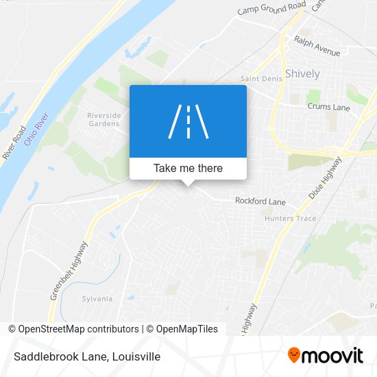 Mapa de Saddlebrook Lane