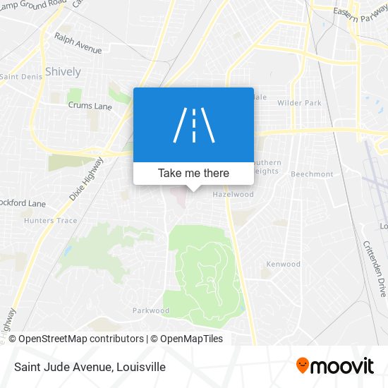 Saint Jude Avenue map