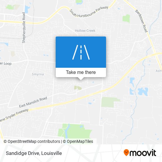 Sandidge Drive map