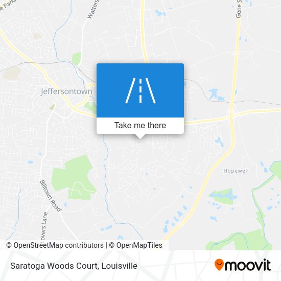 Saratoga Woods Court map