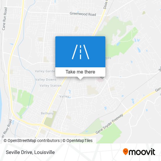 Seville Drive map