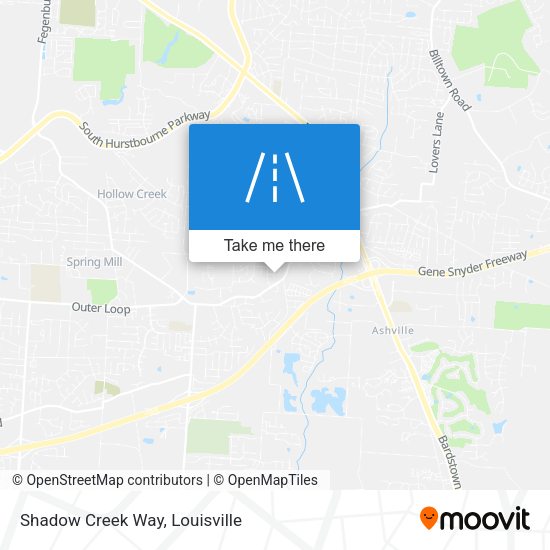 Mapa de Shadow Creek Way