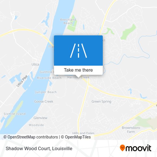 Shadow Wood Court map