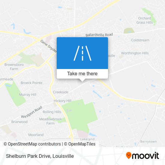 Shelburn Park Drive map