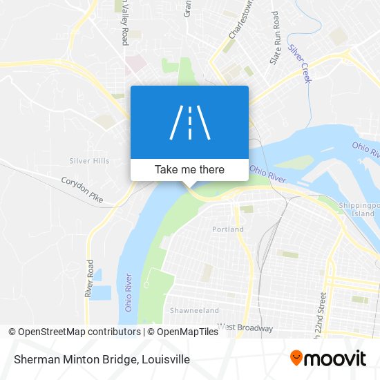 Sherman Minton Bridge map