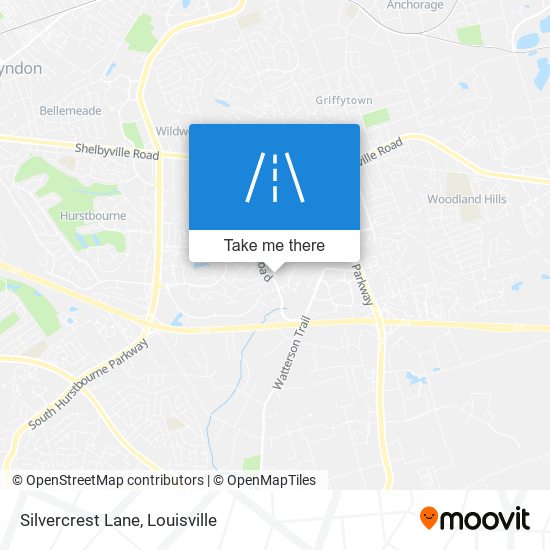 Silvercrest Lane map