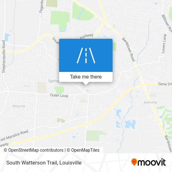 South Watterson Trail map