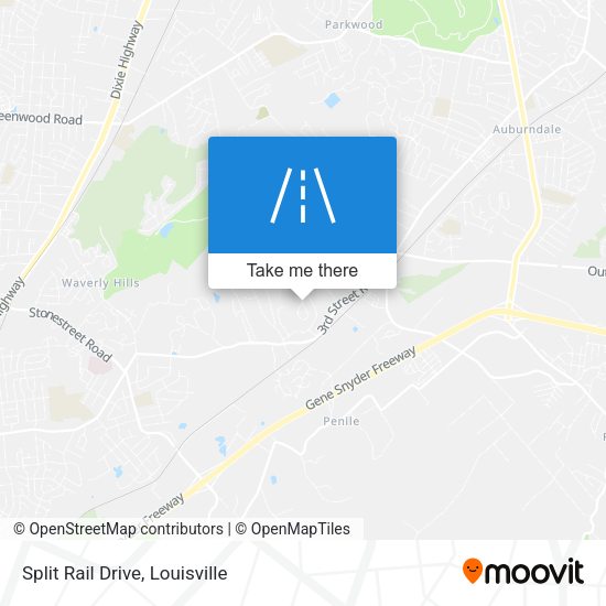 Mapa de Split Rail Drive