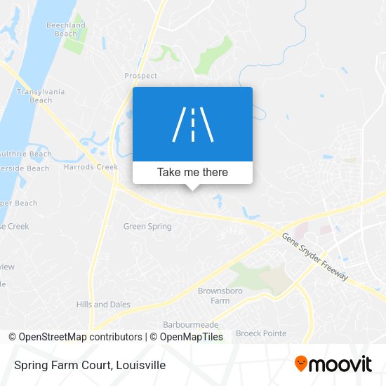 Spring Farm Court map