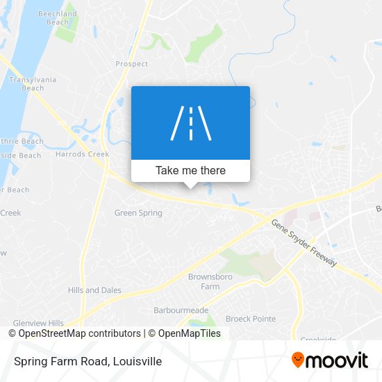 Spring Farm Road map