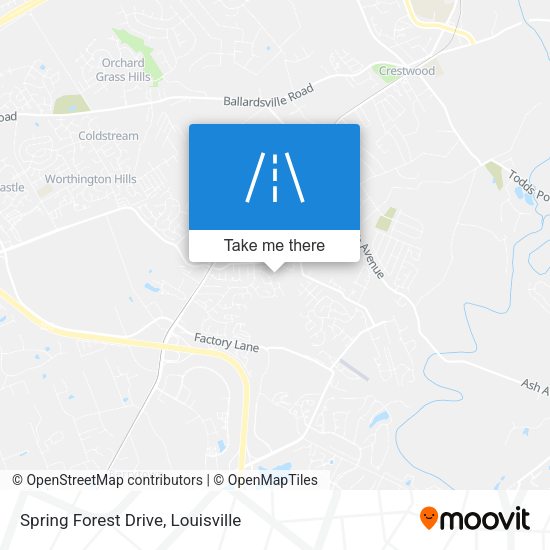 Spring Forest Drive map