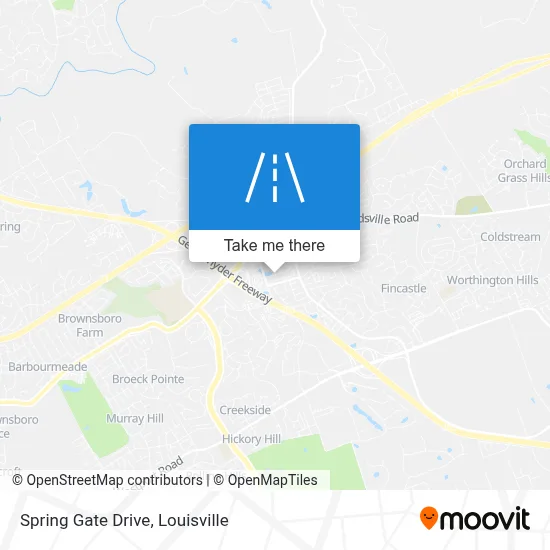 Spring Gate Drive map