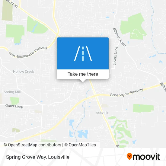 Spring Grove Way map