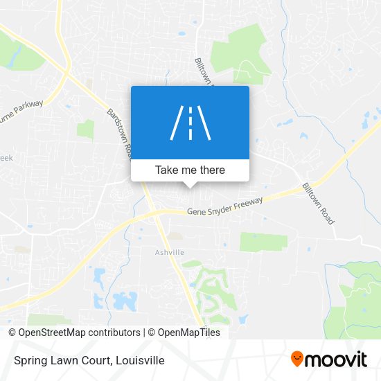 Spring Lawn Court map