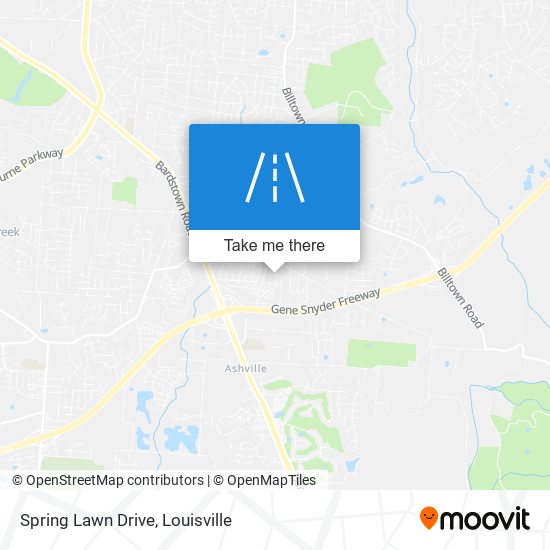 Spring Lawn Drive map