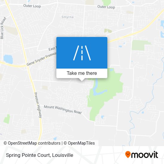 Mapa de Spring Pointe Court