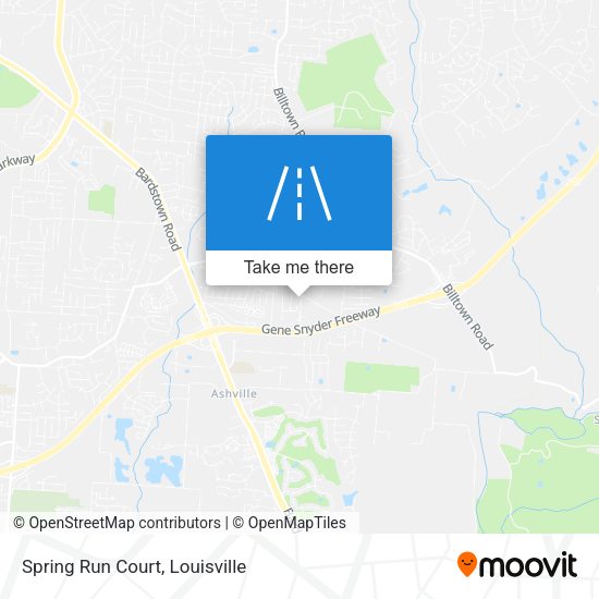 Spring Run Court map