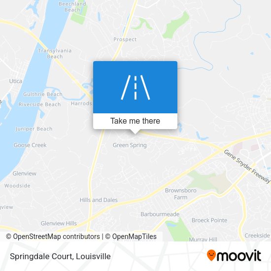 Mapa de Springdale Court