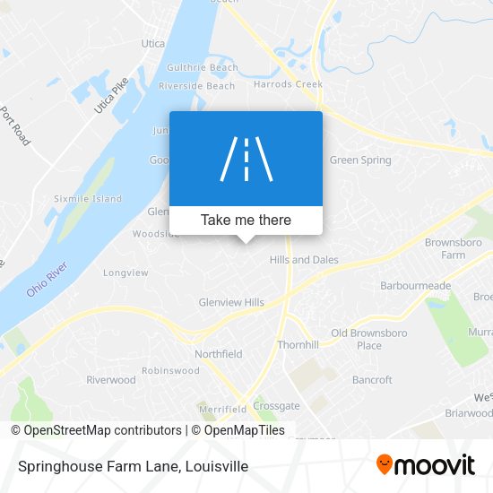 Springhouse Farm Lane map